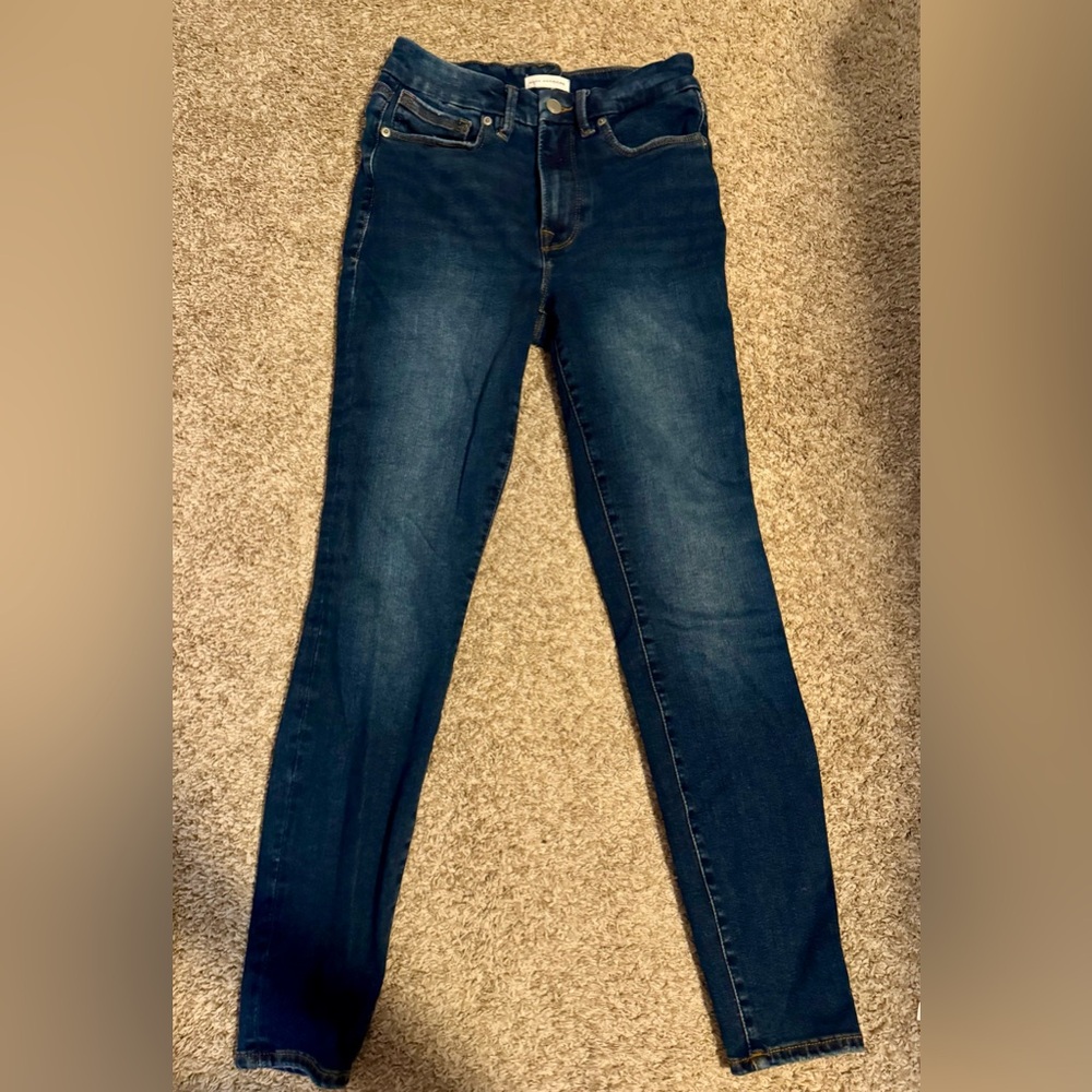 Good American Super Stretch Skinny Jeans size 00-4 (fits multiple sizes)